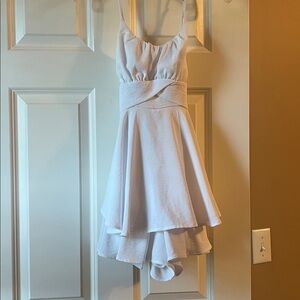 EUC ALTARD STATE Elegant White Sleeveless Romper